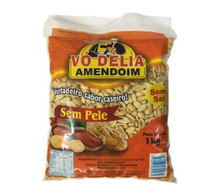 AMENDOIM VÓ DELIA 1,01KG - SEM SAL