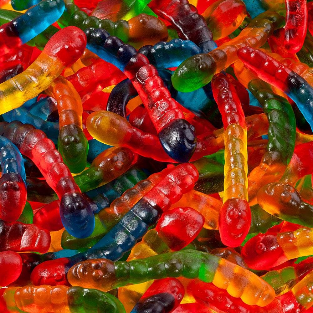 Doce fini- minhoca brilho - 100 gramas