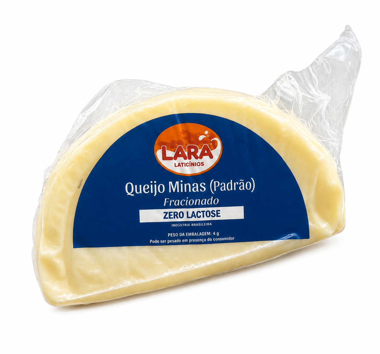 Queijo minas padrão zero lactose - metade